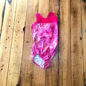 GK leotard size-adult small with a fun back
